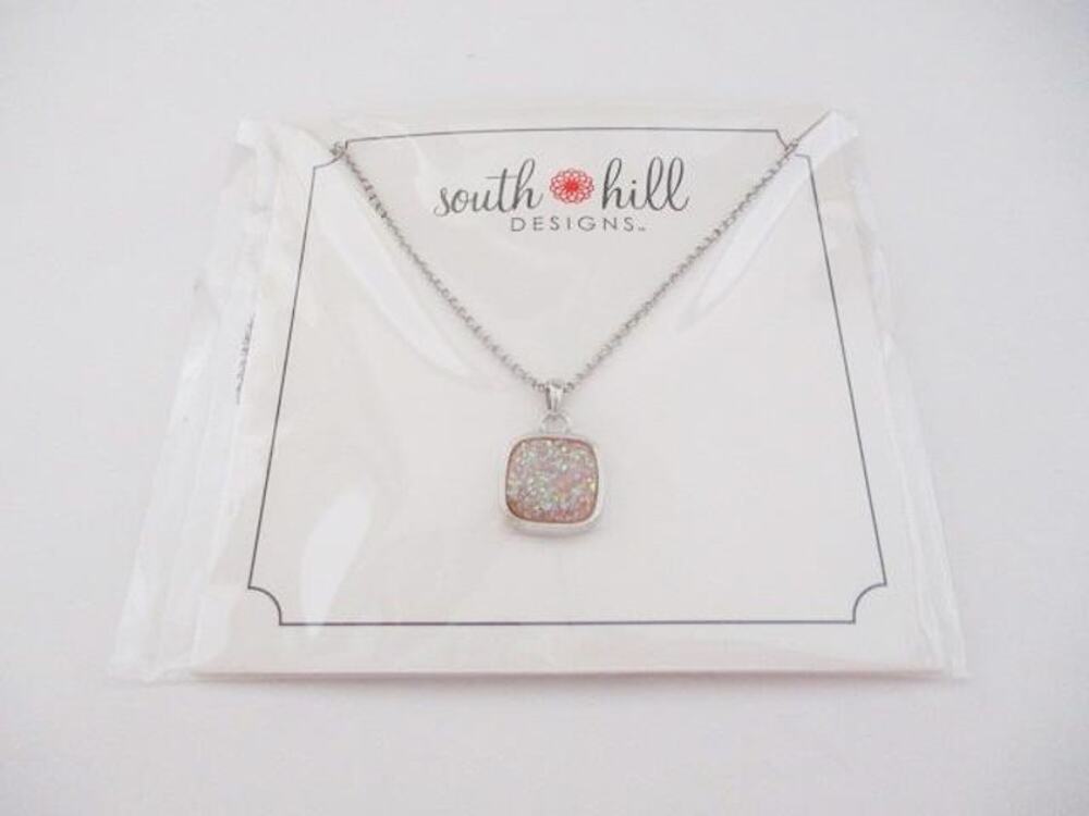 1982 NWOT South Hill Designs Fashion Silver 20" Necklace w/Swarovski Crystals